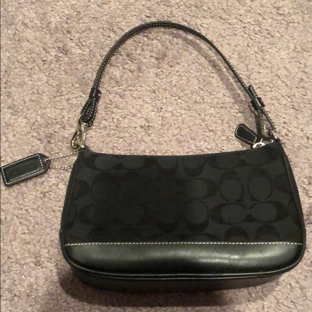 Vintage Black Coach Handbag